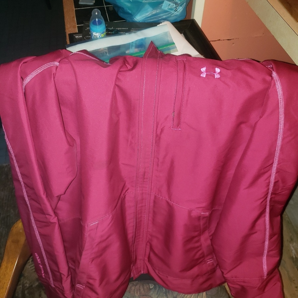 Large plum purple under armour blazer